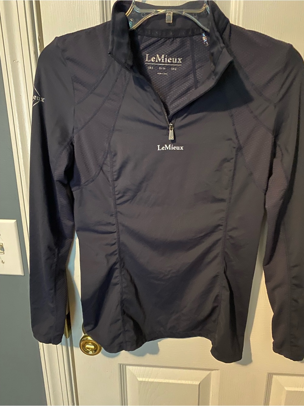 LeMieux Women's Navy Half-Zip Jacket